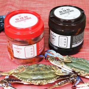 자연맛남  한입 쏙 양념게장/한입 간장게장 1kgx2통 총2kg