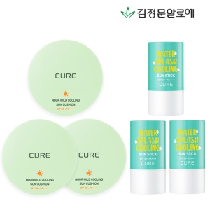 김정문알로에 시즌3 큐어 아쿠아 마일드 쿨링 선쿠션 25g