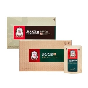정관장 홍삼진본 40ml 30포 + 홍삼천보 50ml 30포