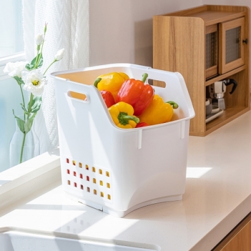 블랑  다용도 야채보관함 대 1P 야채보관용기 냉장고수납 과일보관용기 냉장고트레이정리함 멀티바스켓