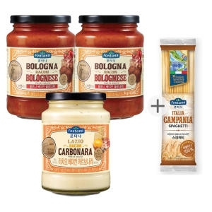 폰타나 파스타소스 복합구성 430gx3개 + 파스타면 500g