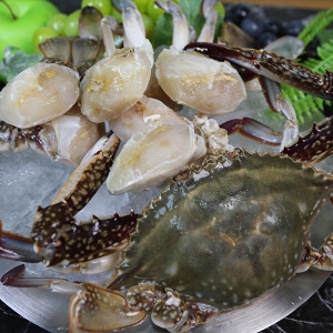 자연맛남  꽃게장/찜용 절단 숫꽃게 1kg