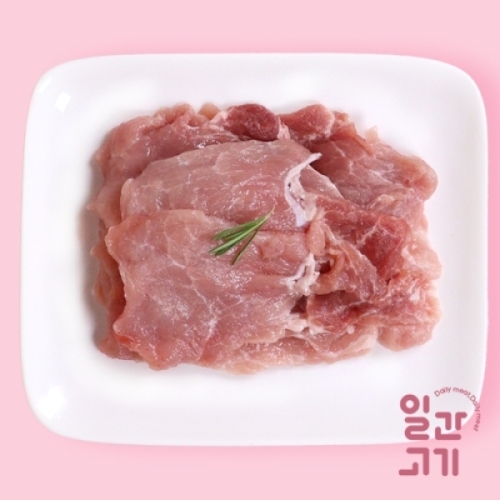 일간고기  무항생제 한돈 후지(뒷다리살) 불고기용 500g