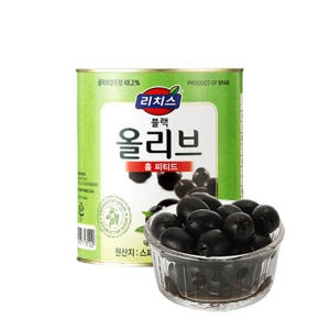 리치스  블랙 올리브 홀 피티드 3kg 통조림