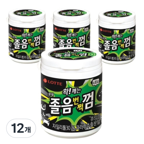 롯데제과  확 깨는 졸음 번쩍 껌 87g