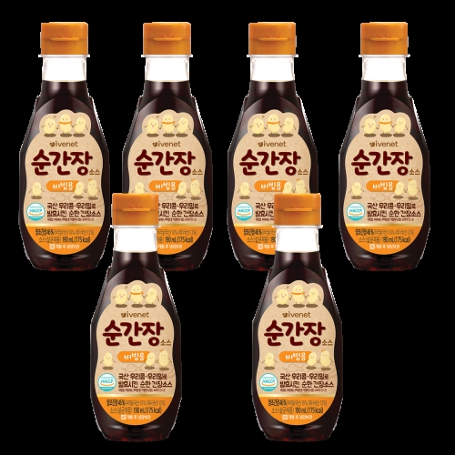 아이배냇 베베 순간장소스 비빔용 190ml