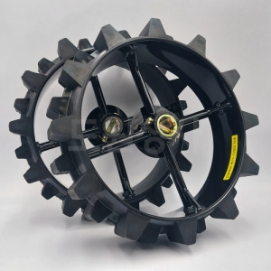 아세아  관리기 부품 통고무바퀴 철바퀴 좌우세트 380X90