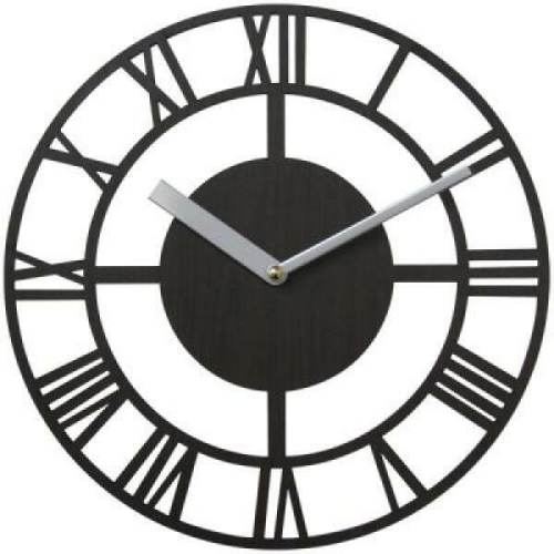 브론즈하우스 브론즈하우스 무늬목 벽시계-무소음 WMC-010