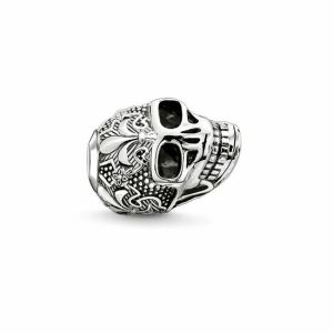 토마스사보  비즈 SKULL WITH LILY_K0239-637-12