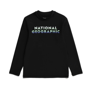 내셔널지오그래픽 키즈 키즈 K232URG610 빅로고 래쉬가드 L TEE LAVENDER