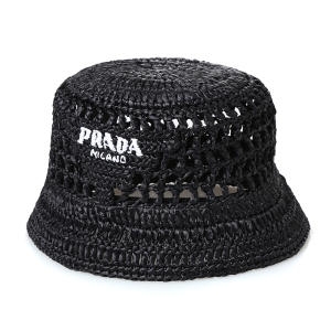 프라다 라피아 버킷 햇_1HC137 2A2T F0002