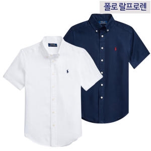 폴로랄프로렌 POLO 폴로 보이즈 반팔린넨셔츠