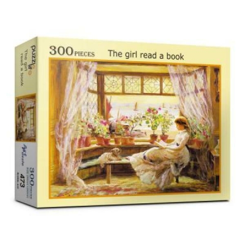 직소퍼즐 300피스 독서하는 소녀  PL300-PL473-퍼즐카