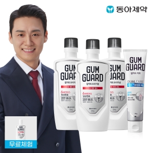 동아제약  검가드 치약 3개+ 검가드 오리지날 100ml 1개 세트