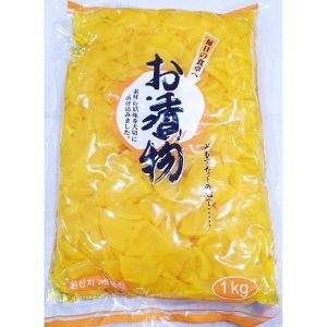 단무지 슬라이스 동경 1k 2개 자른단무지 김밥재료 김밥용