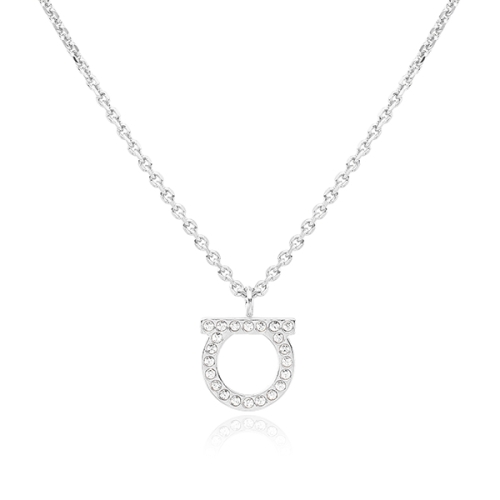 살바토레페라가모 페라가모 남녀공용 간치니 크리스탈 목걸이 76 0132 002 0696657