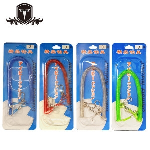 TJ  코리아 낚시대 분실방지 스프링줄 3M 고리형 스프링 줄 3M 코리아 코리아 코리아 스프링 줄 3M