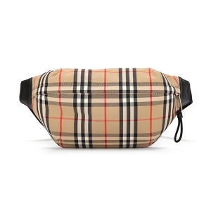 버버리 미디엄 빈티지 체크 본딩 코튼 범백_8010430