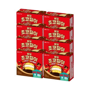 롯데제과  롯데 초코파이 오리지널 480g 12입 x8곽