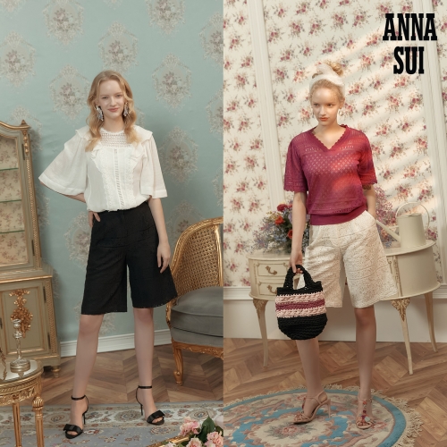 안나수이 최종가 ANNA SUI 하트랜드 레이스 하프팬츠 1종 단품