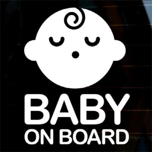 자동차스티커_베이비 남아 BABY ON BOARD