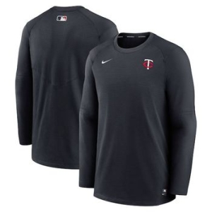 나이키 MLB 미네소타 트윈스 Authentic Collection 로고 Performance Long Sleeve Navy 91..