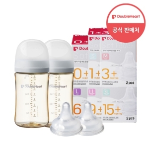 더블하트 모유실감 3세대 PPSU 모먼트 240ml