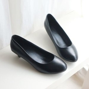 여성구두 발편한 면접 정장 알바구두 유니화 펌프스힐 W9F36A9