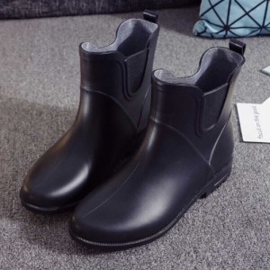 오너클랜 여자 상큼 레인 숏부츠 발목 비올때 신발 고무 W88D40A