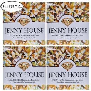 제니하우스 염색제 살롱코드 일루미네이션 헤어컬러 모카브라운 4개/염색+새치커버 / dj
