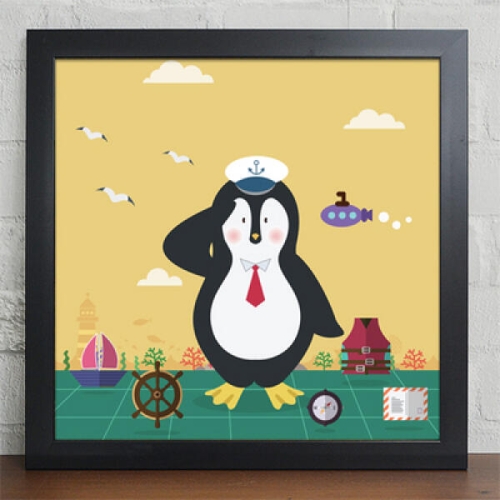 꾸밈 iy379-동물들과직업이름들_원숭이_펭귄_말_호랑이_물개