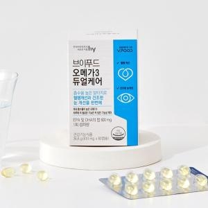한국야쿠르트 브이푸드 오메가3 듀얼케어 60캡슐