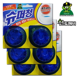 산도깨비 화장실양변기 세정탈취제 6알
