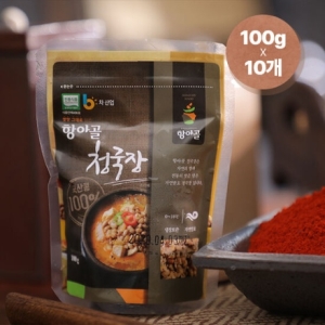 항아골 전통 발효 청국장 100g 10개 충주콩 100% HACCP
