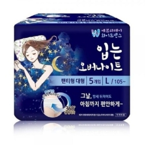 에브리데이 화이트센스 입는 오버나이트 대형 5px5팩