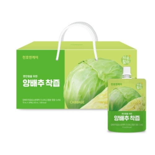 천호엔케어 양배추 착즙 70ml 30포
