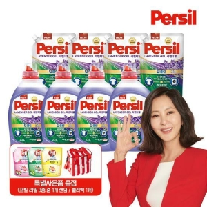 퍼실 딥클린 라벤더젤 겸용 2.2L 4개 + 리필 1.5L 4개 + 프릴 1L + 폴딩카트