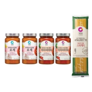 청정원 스파게소스 로제 600g x 2개 + 아라비아따 600g x 2개 +증정