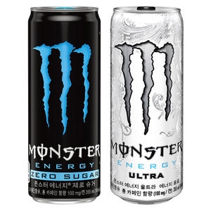 코카콜라음료 몬스터 에너지 제로 슈거 + 울트라 355ml