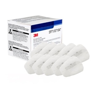 3M 양구형 방독면 1급 방진필터 5P71 10개입 1set 오일성 분진 미스트