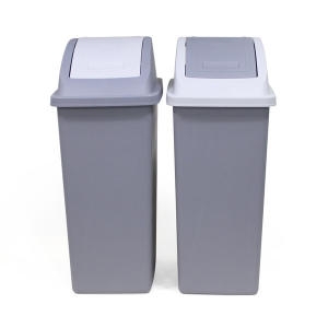 코지 슬림형 휴지통 100L