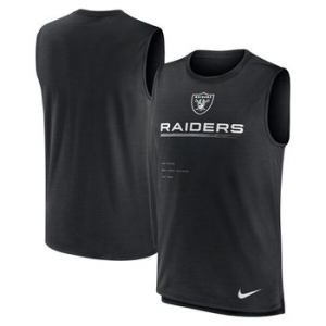 나이키 911986 NFL 남성 티셔츠 Las Vegas Raiders Muscle Trainer Tank Top Black
