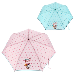 월트디즈니 불닭볶음면 3단 완전자동우산 까르보-70003 불닭볶음면-SQ0025-핑크