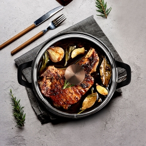 베카  시즈닝 무쇠 스테이크팬