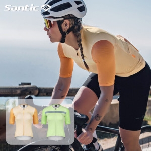 산틱 무료교환 자전거 여성 반팔 져지 WL3C02223