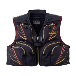 가마가츠  가마 카츠 짧은 하프 메쉬 조끼 GM2328 블랙 M