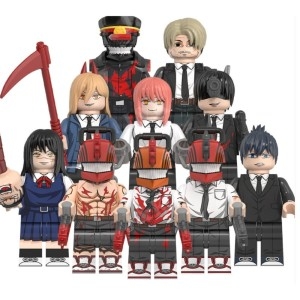 체인소맨 피규어 세트 덴지 파워 포치타 사무라이소드-WM2530 파워1