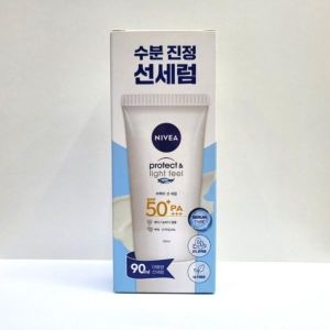 니베아 프로텍트 수분진정 선세럼 90ml 썬크림 썬밤 선크림 여름 워터프루프선 쿠션
