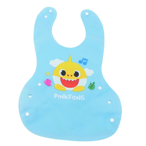 핑크퐁 실리콘 턱받이-아기상어