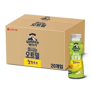 롯데제과 퀘이커 마시는 오트밀 찰옥수수 50g
